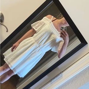White lace dress